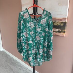 Torrid Floral Blouse
